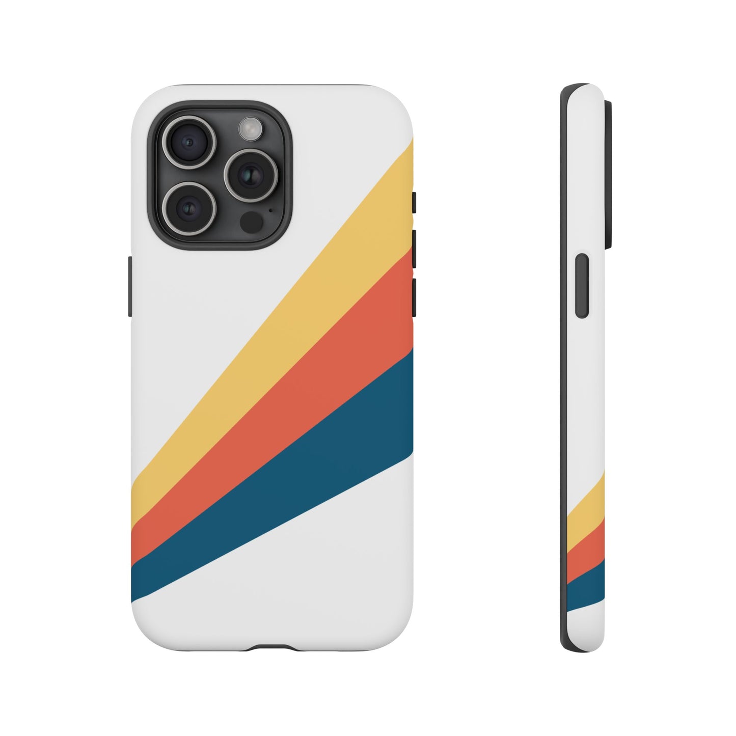 Diagonal Color Stripe Tough Phone Case