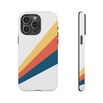 Diagonal Color Stripe Tough Phone Case