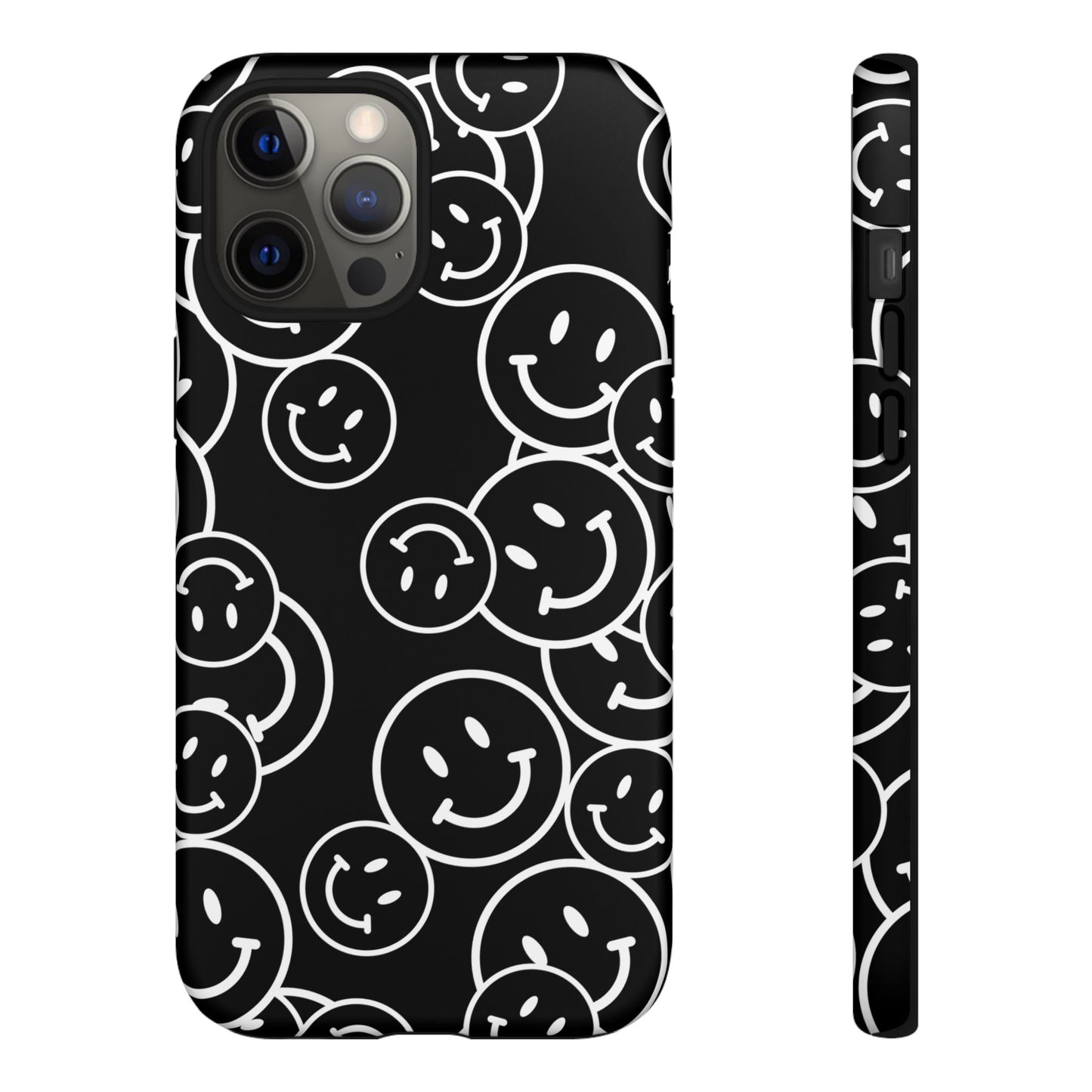 Happy Face Pattern Tough Phone Case