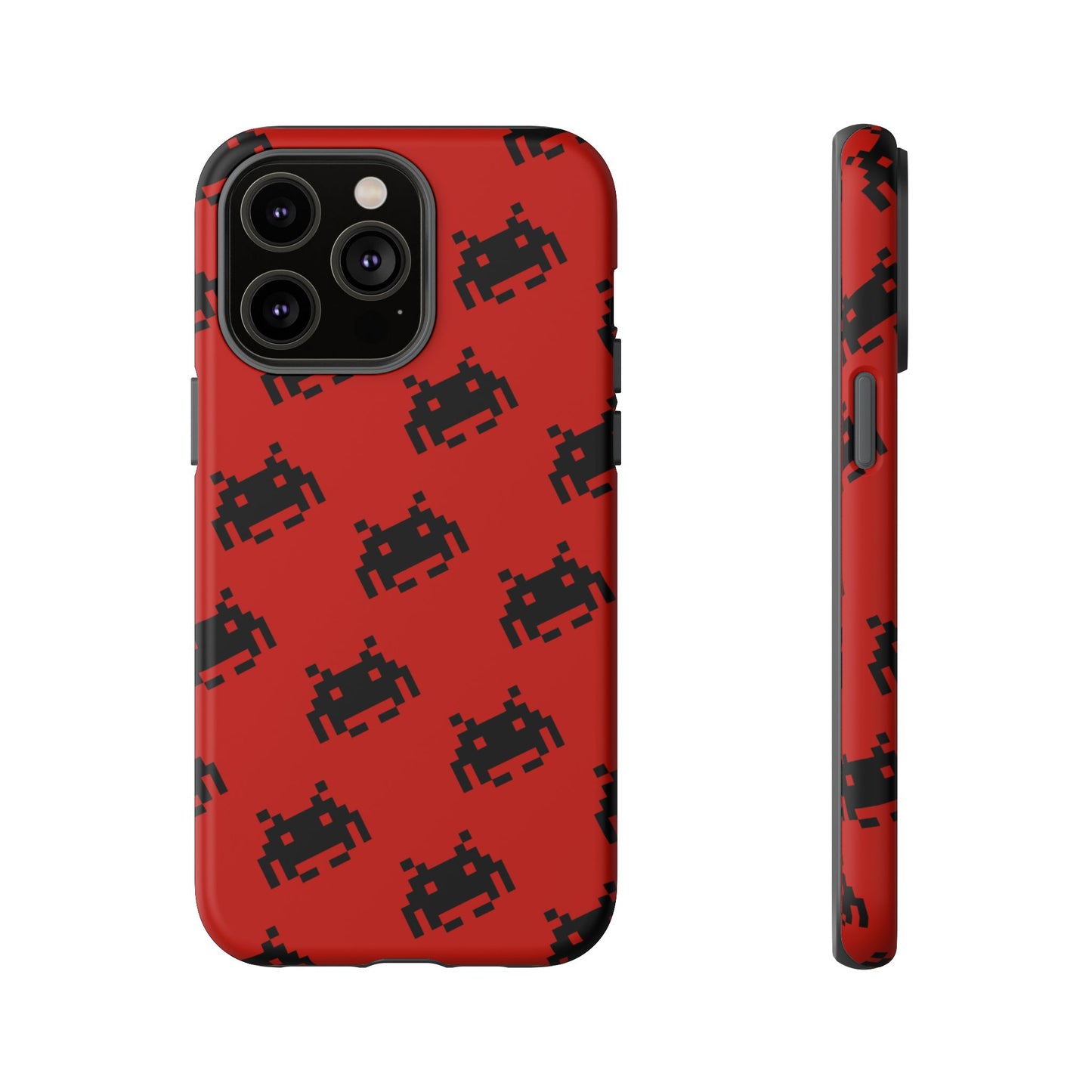 Red Pixel Alien Tough Phone Case