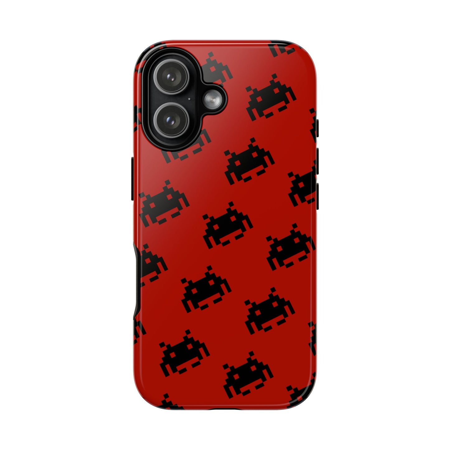 Red Pixel Alien Tough Phone Case