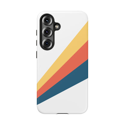 Diagonal Color Stripe Tough Phone Case