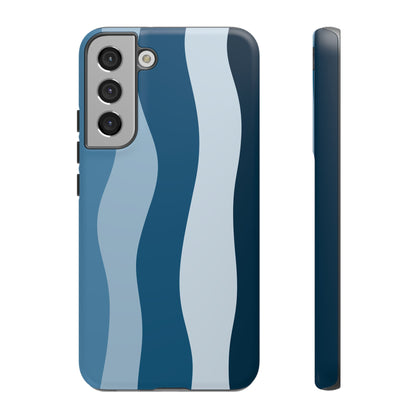 Blue Tide Wave Tough Phone Case