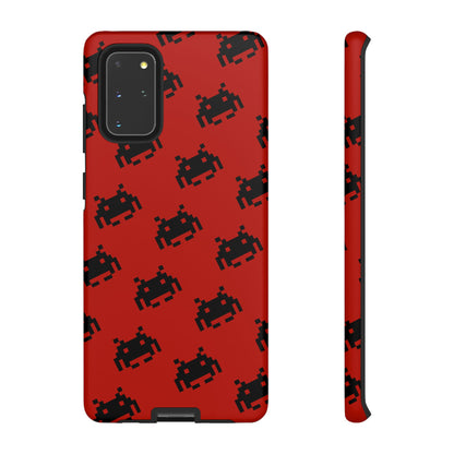 Red Pixel Alien Tough Phone Case