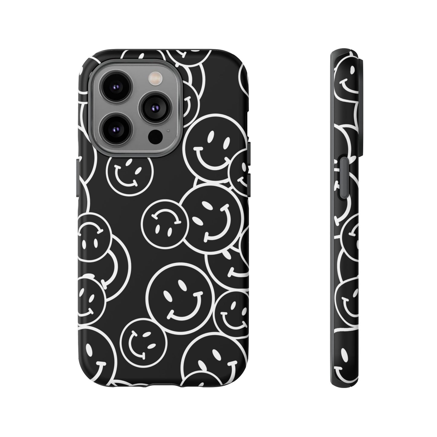 Happy Face Pattern Tough Phone Case