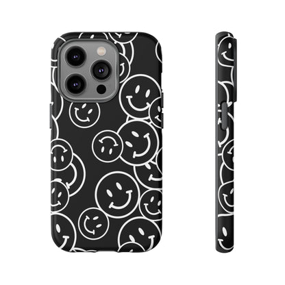 Happy Face Pattern Tough Phone Case