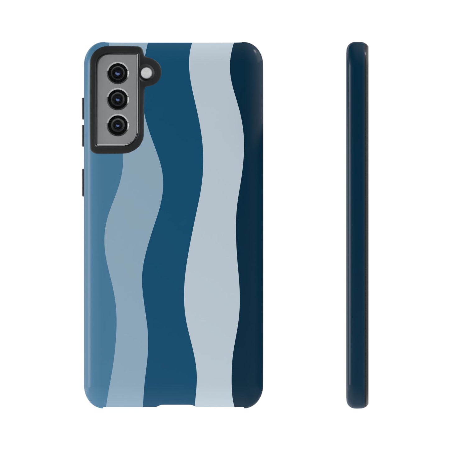 Blue Tide Wave Tough Phone Case