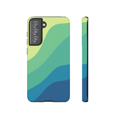 Coastal Green Wave Tough Phone Case