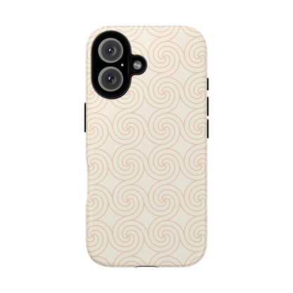 Soft Sand Spiral Tough Phone Case