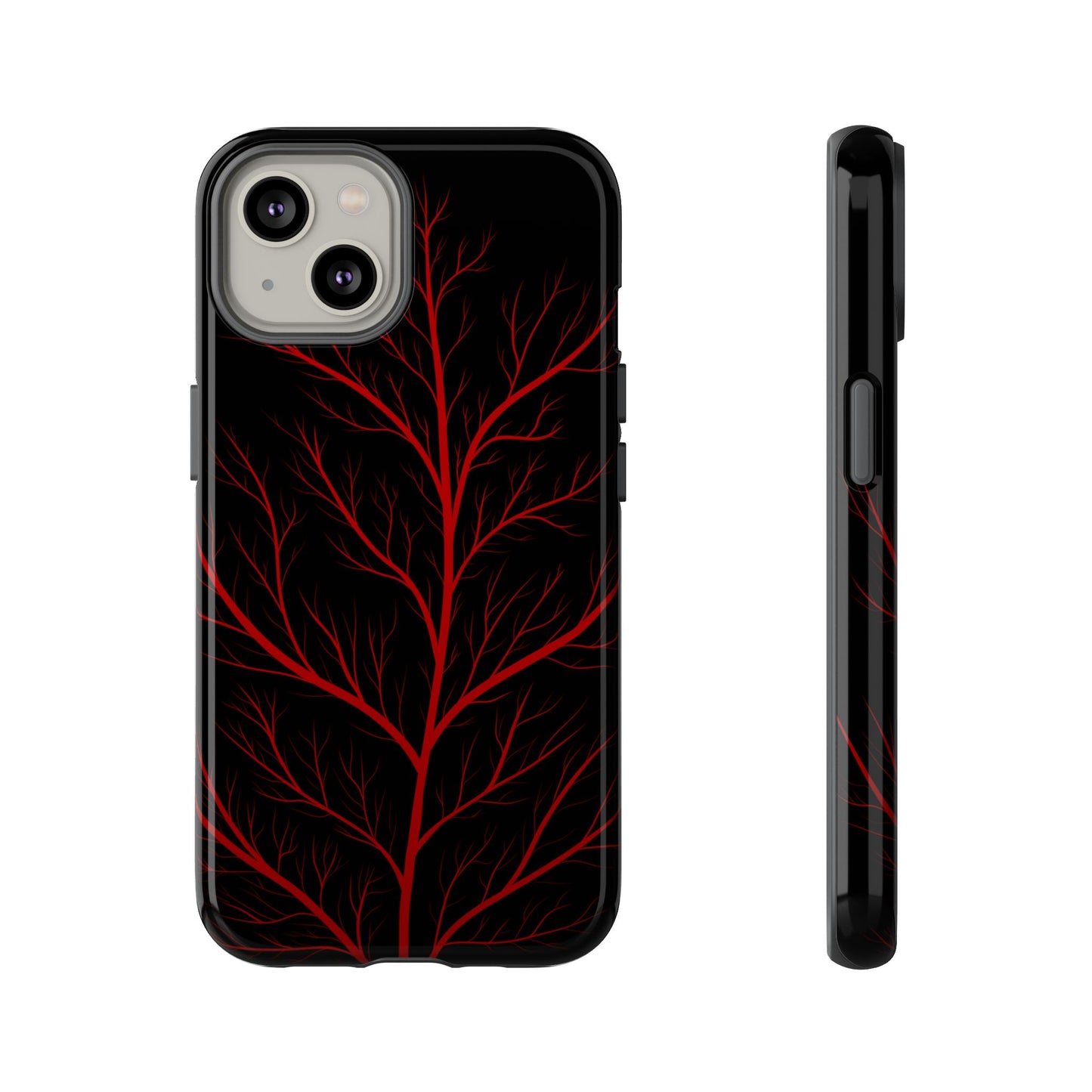 Crimson Branch Tough Phone Case