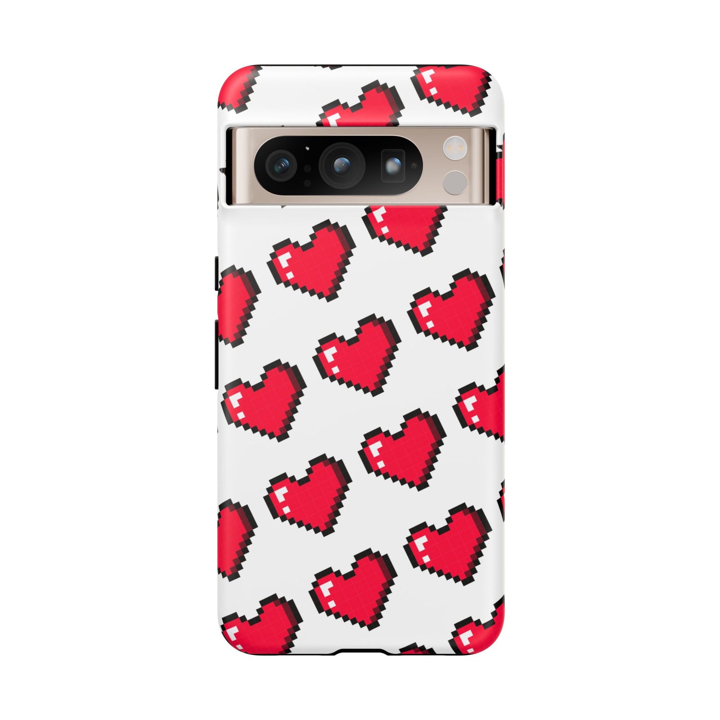 Pixel Heart Tough Phone Case