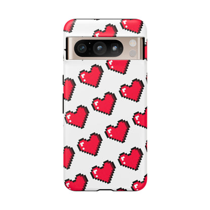 Pixel Heart Tough Phone Case