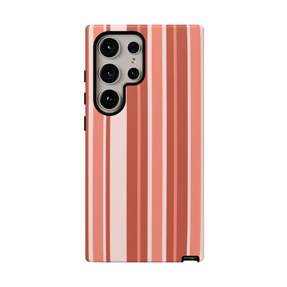 Terracotta Stripe Tough Phone Case