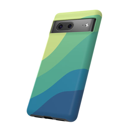 Coastal Green Wave Tough Phone Case
