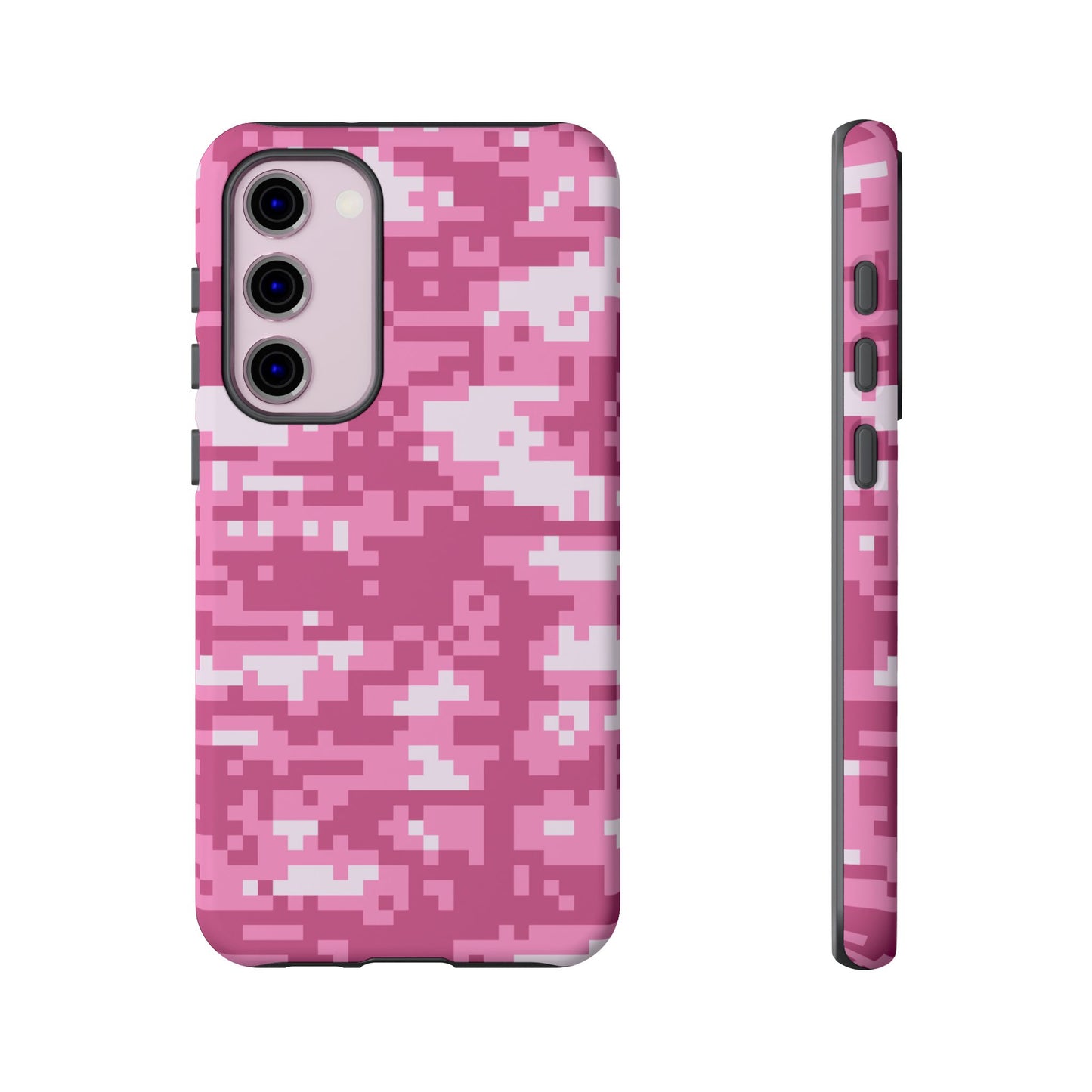 Pink pixel Camo Design Tough Phone Case