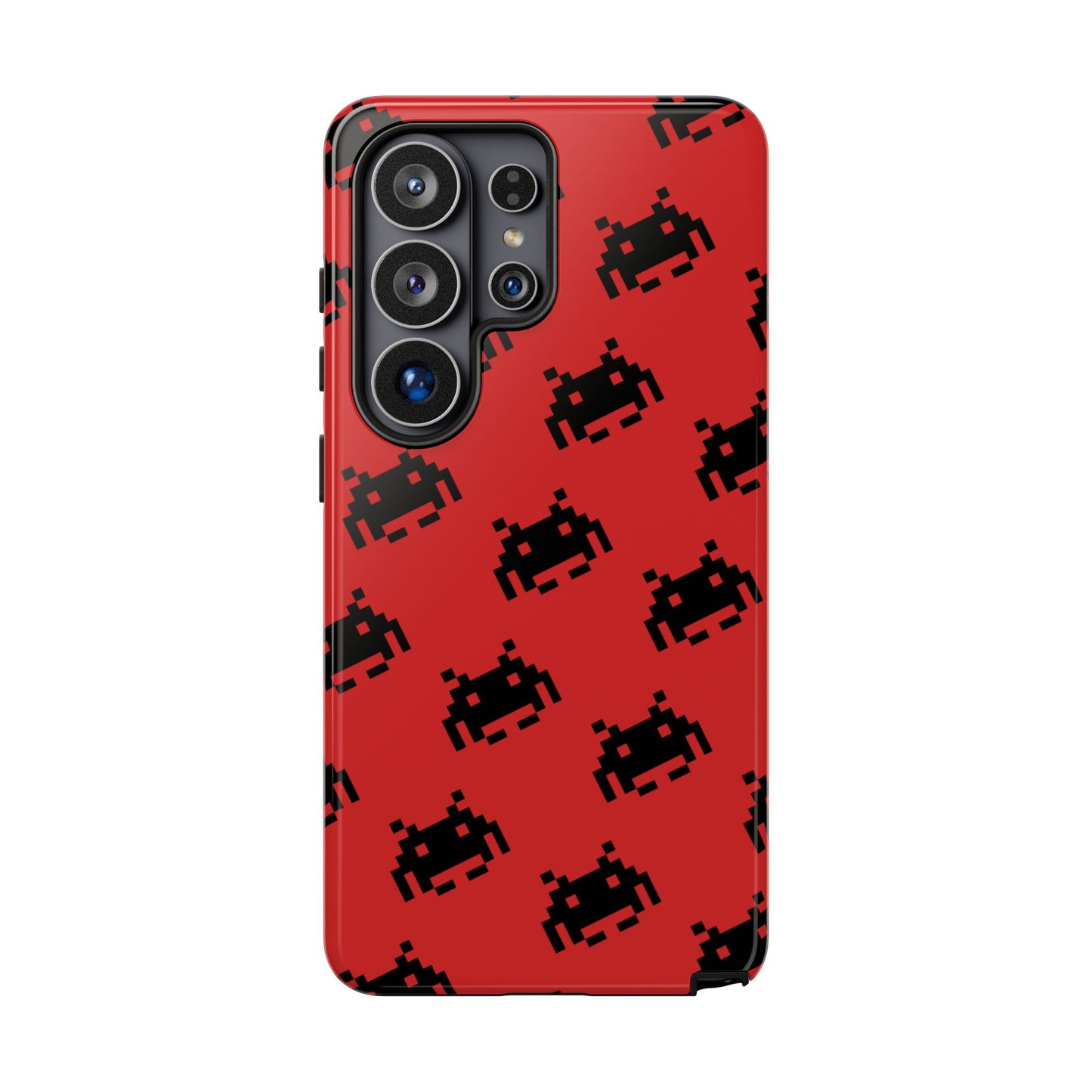 Red Pixel Alien Tough Phone Case