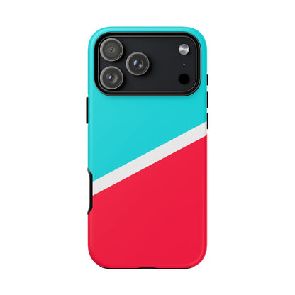 Aqua Pop Colorblock Tough Phone Case