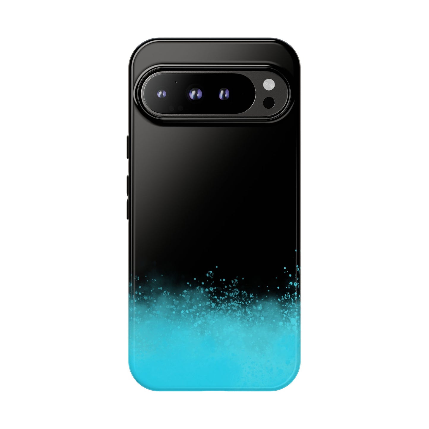 Black Aqua Splash Tough Phone Case