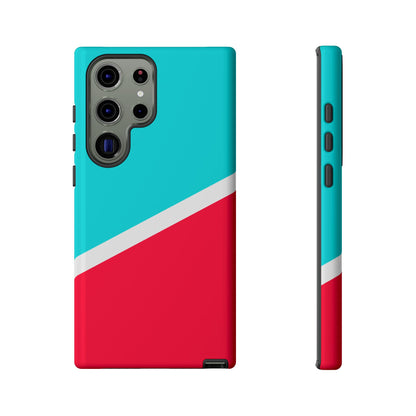 Aqua Pop Colorblock Tough Phone Case