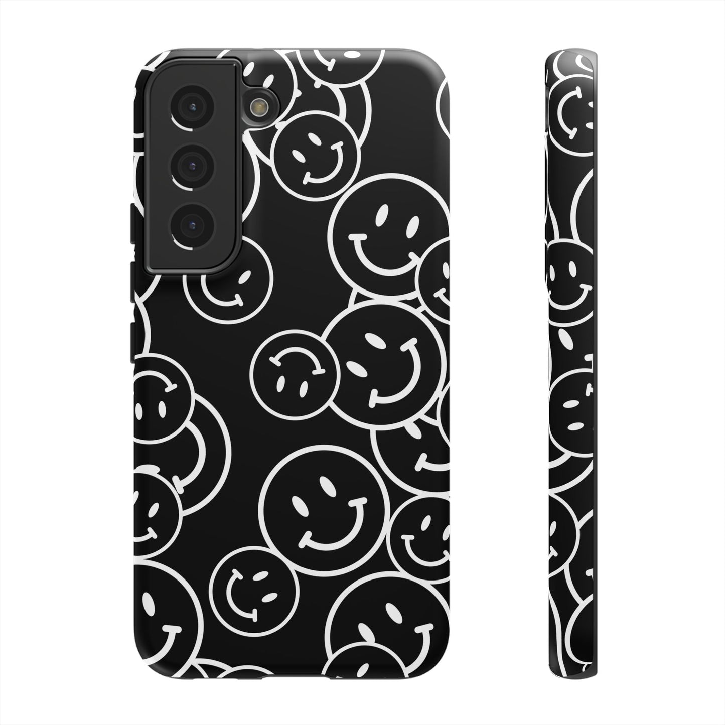 Happy Face Pattern Tough Phone Case