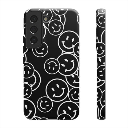 Happy Face Pattern Tough Phone Case