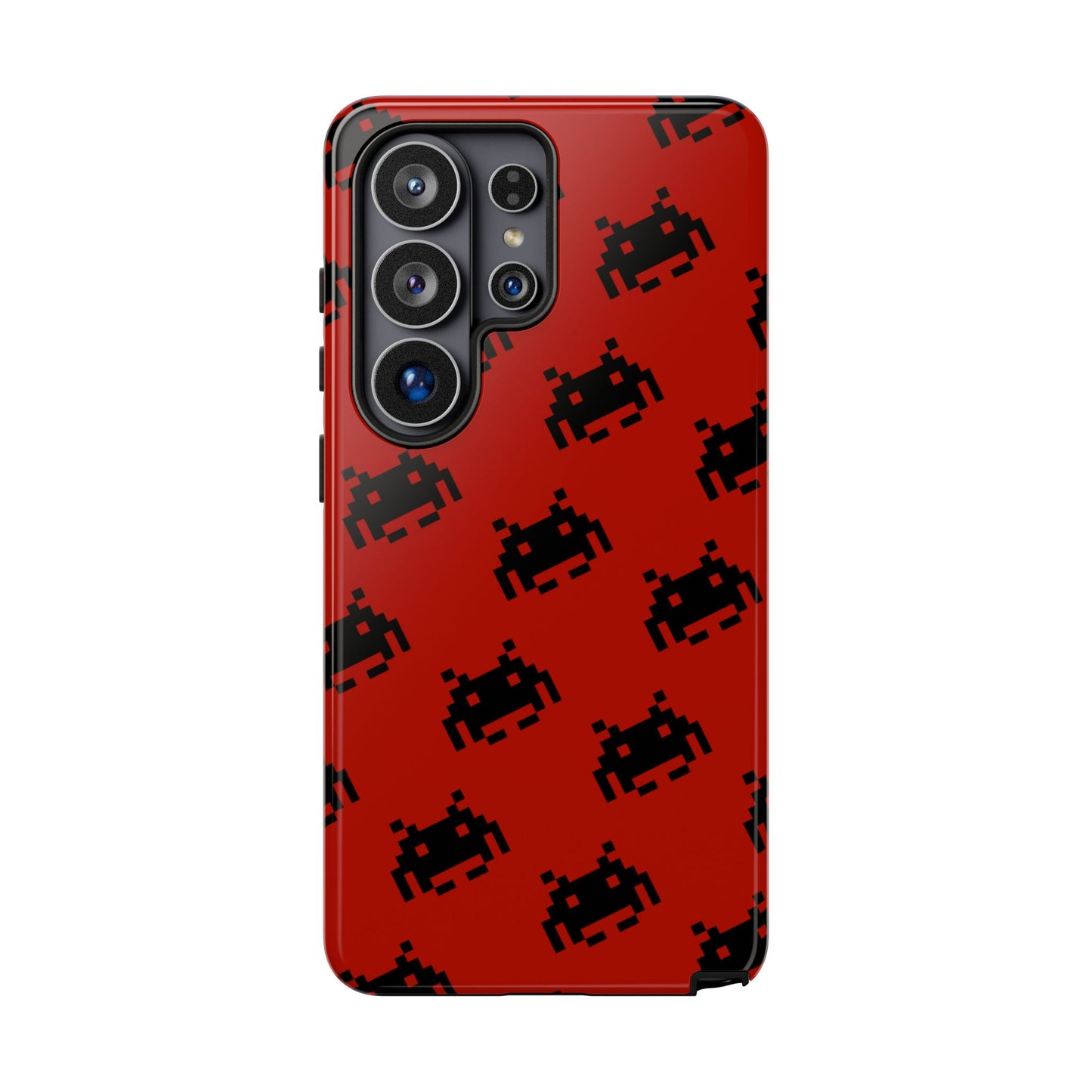 Red Pixel Alien Tough Phone Case