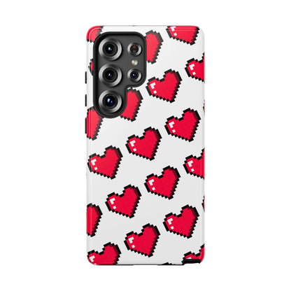 Pixel Heart Tough Phone Case