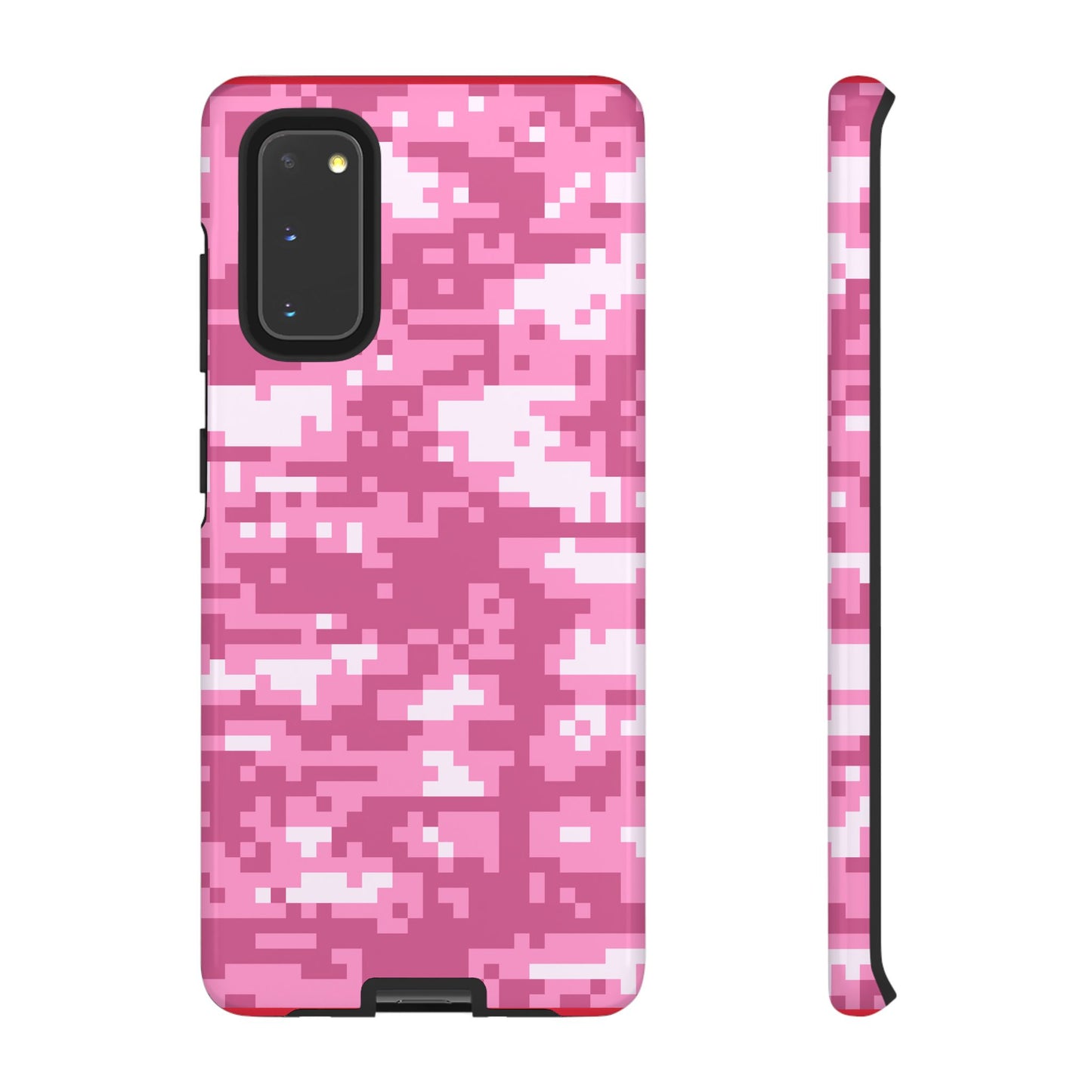 Pink pixel Camo Design Tough Phone Case