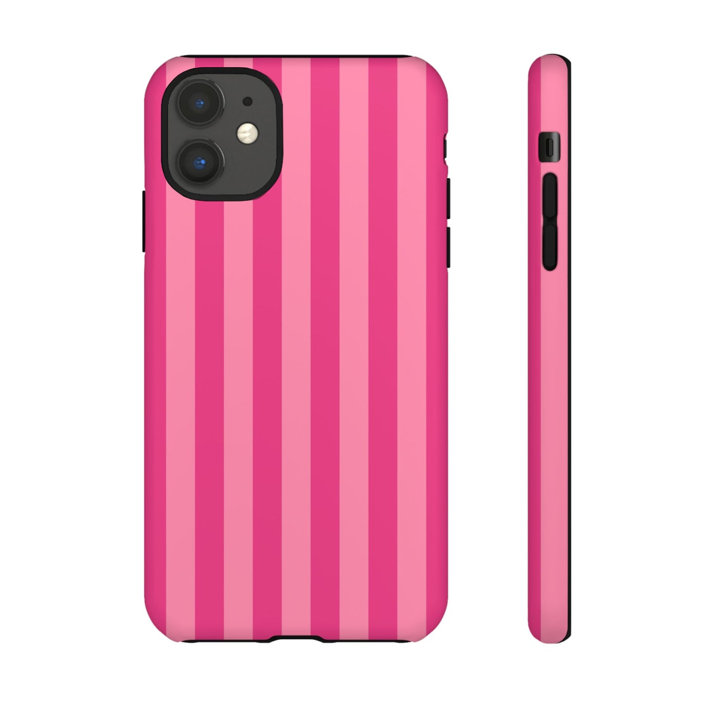 Pink Candy Stripe Tough Phone Case