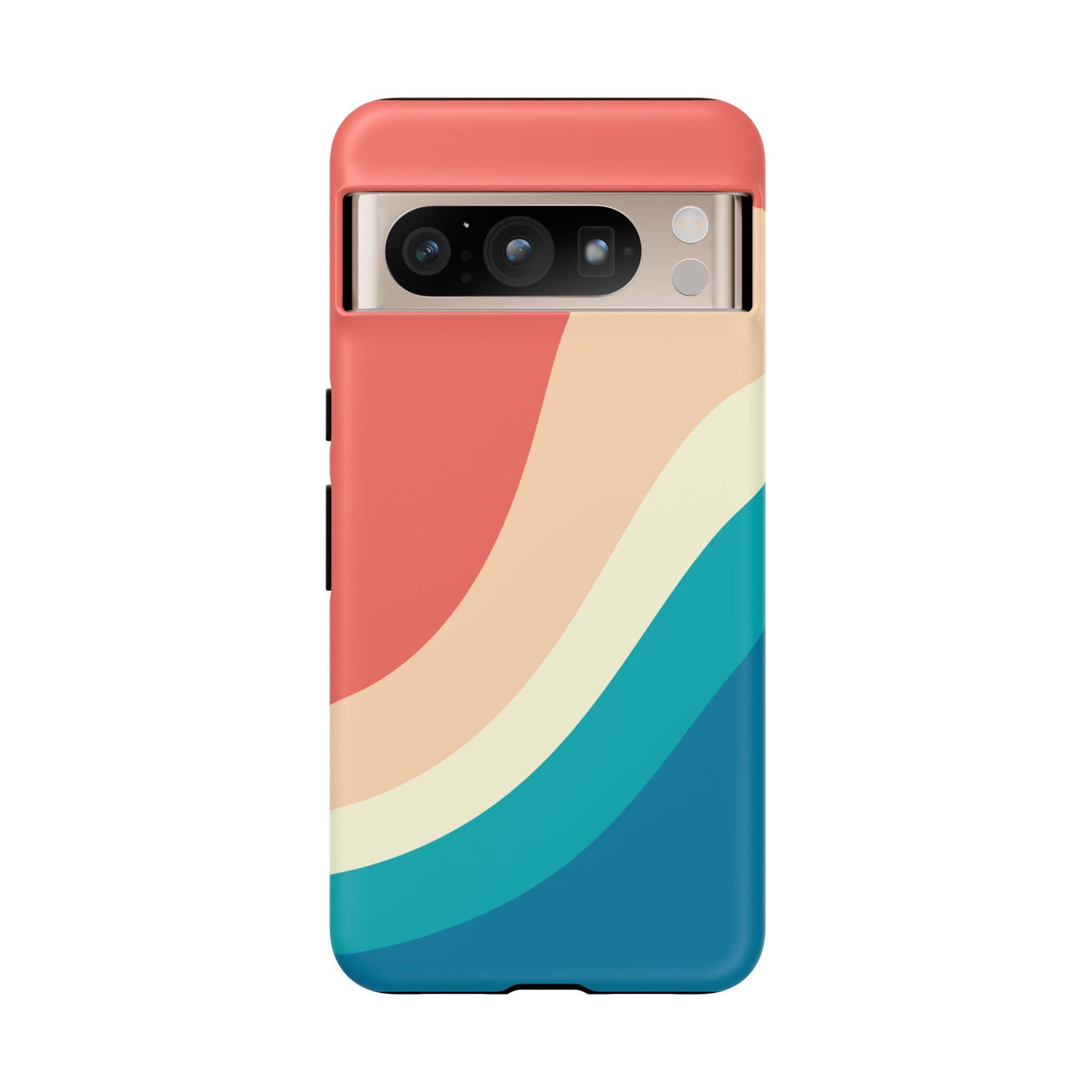 Retro Sunset Wave Tough Phone Case