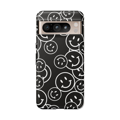 Happy Face Pattern Tough Phone Case