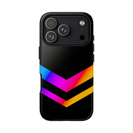 Neon V-Stripe Tough Phone Case
