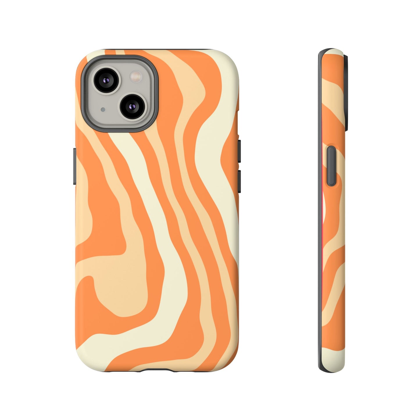 Peach Cream Swirl Tough Phone Case