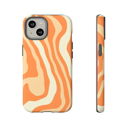 Peach Cream Swirl Tough Phone Case
