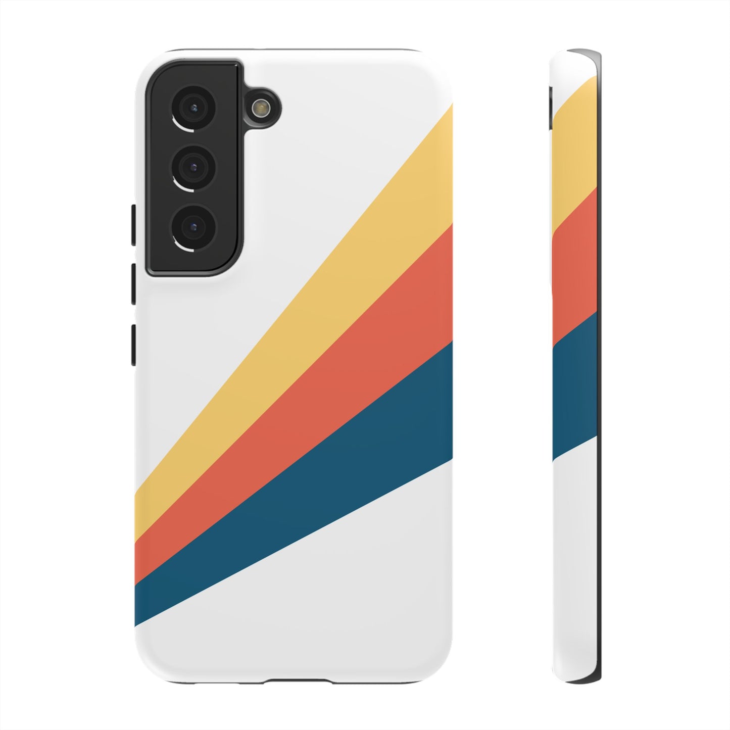 Diagonal Color Stripe Tough Phone Case