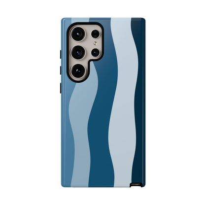 Blue Tide Wave Tough Phone Case