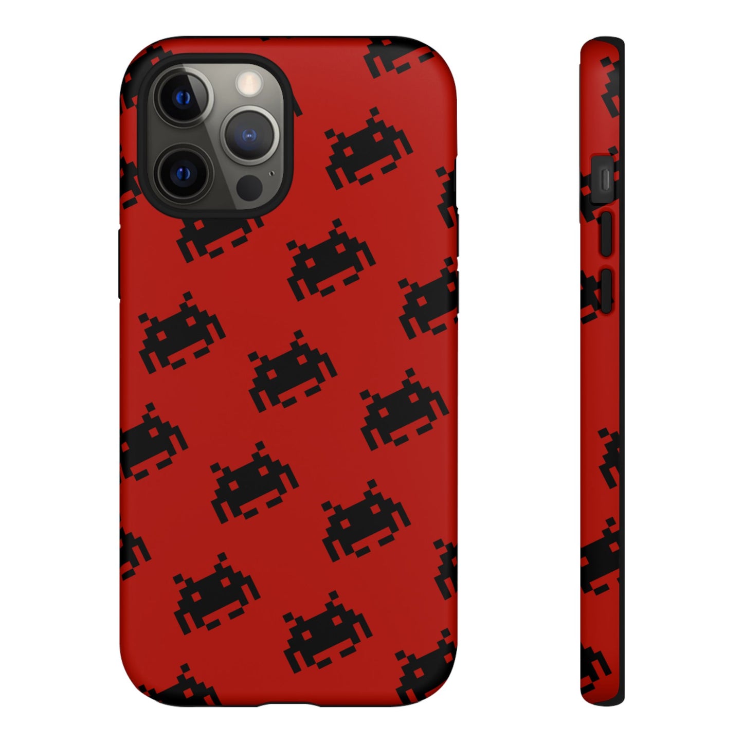 Red Pixel Alien Tough Phone Case