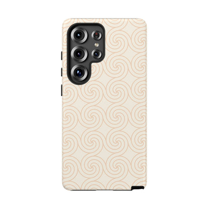 Soft Sand Spiral Tough Phone Case