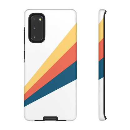 Diagonal Color Stripe Tough Phone Case