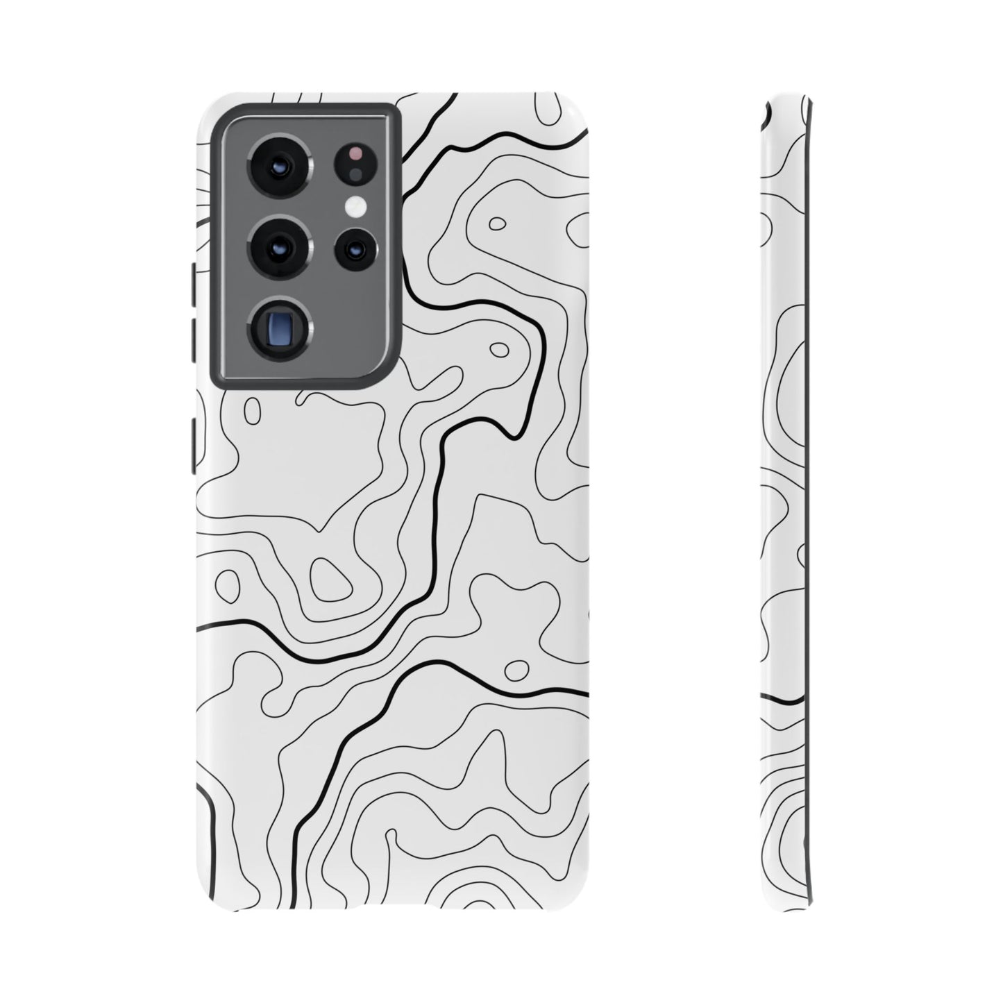 Minimal Topographic Tough Phone Case