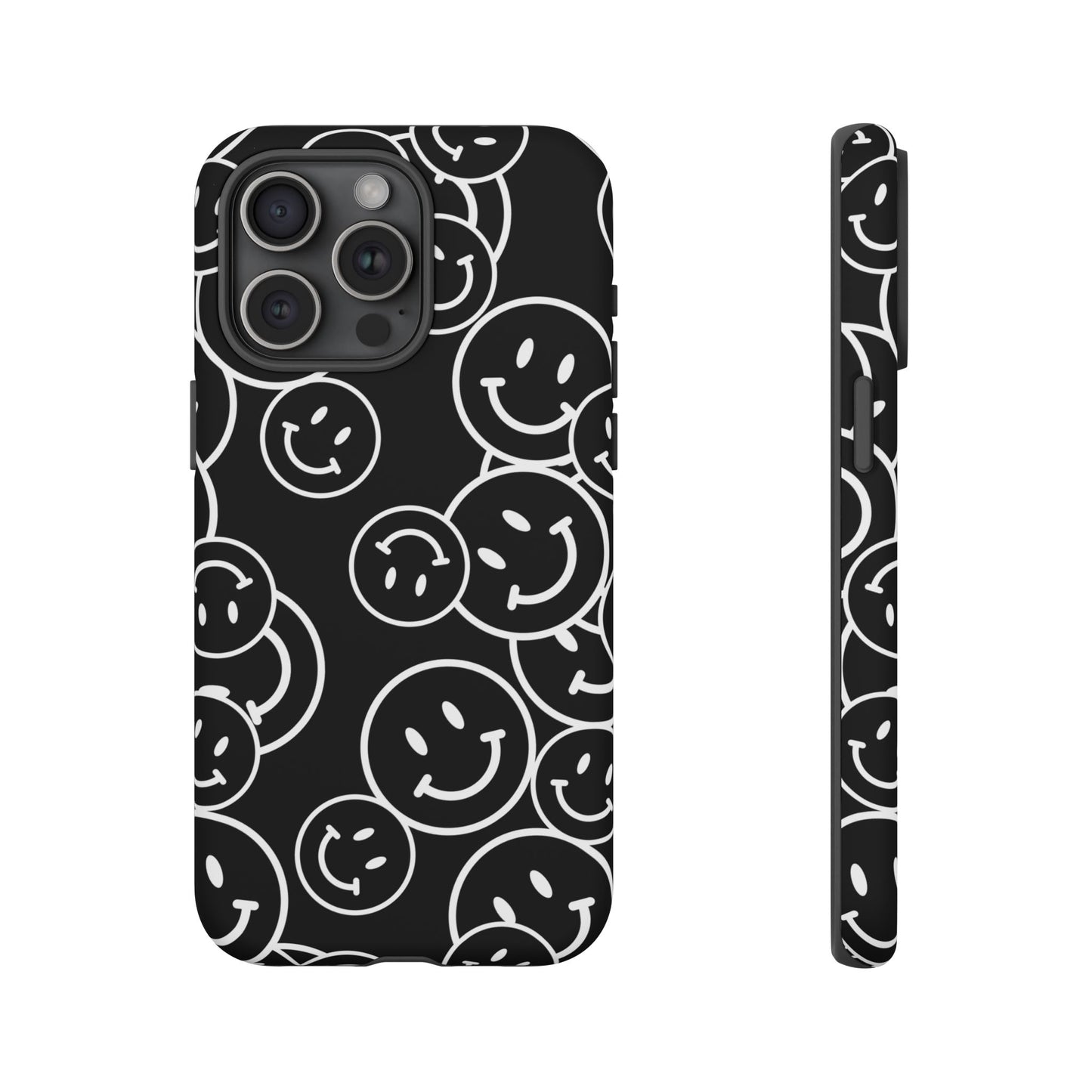 Happy Face Pattern Tough Phone Case