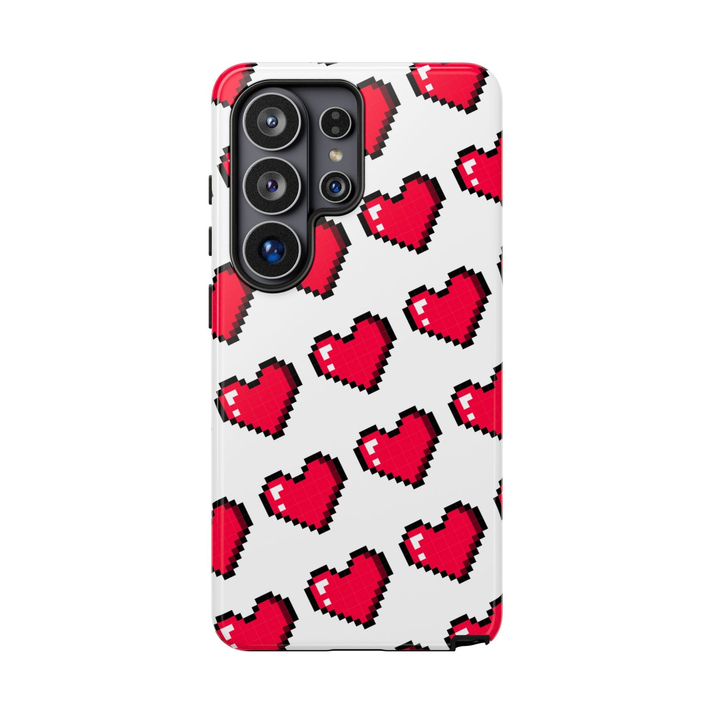 Pixel Heart Tough Phone Case