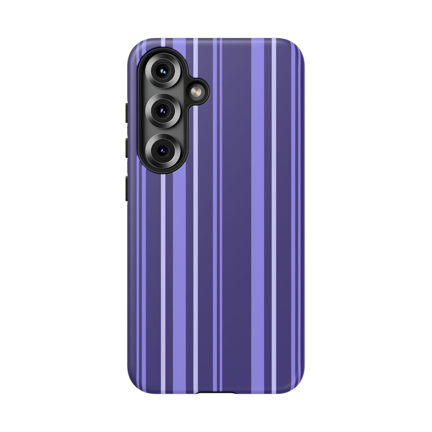 Berry Violet Stripe Tough Phone Case