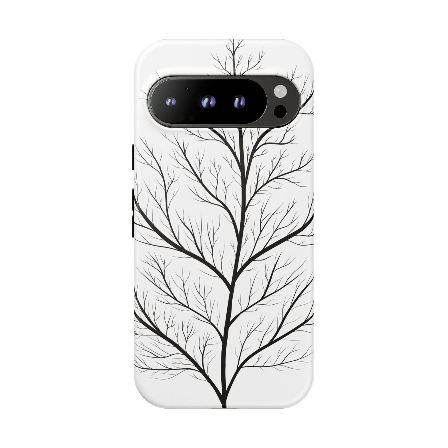 Black Branch Tree Tough Phone Case