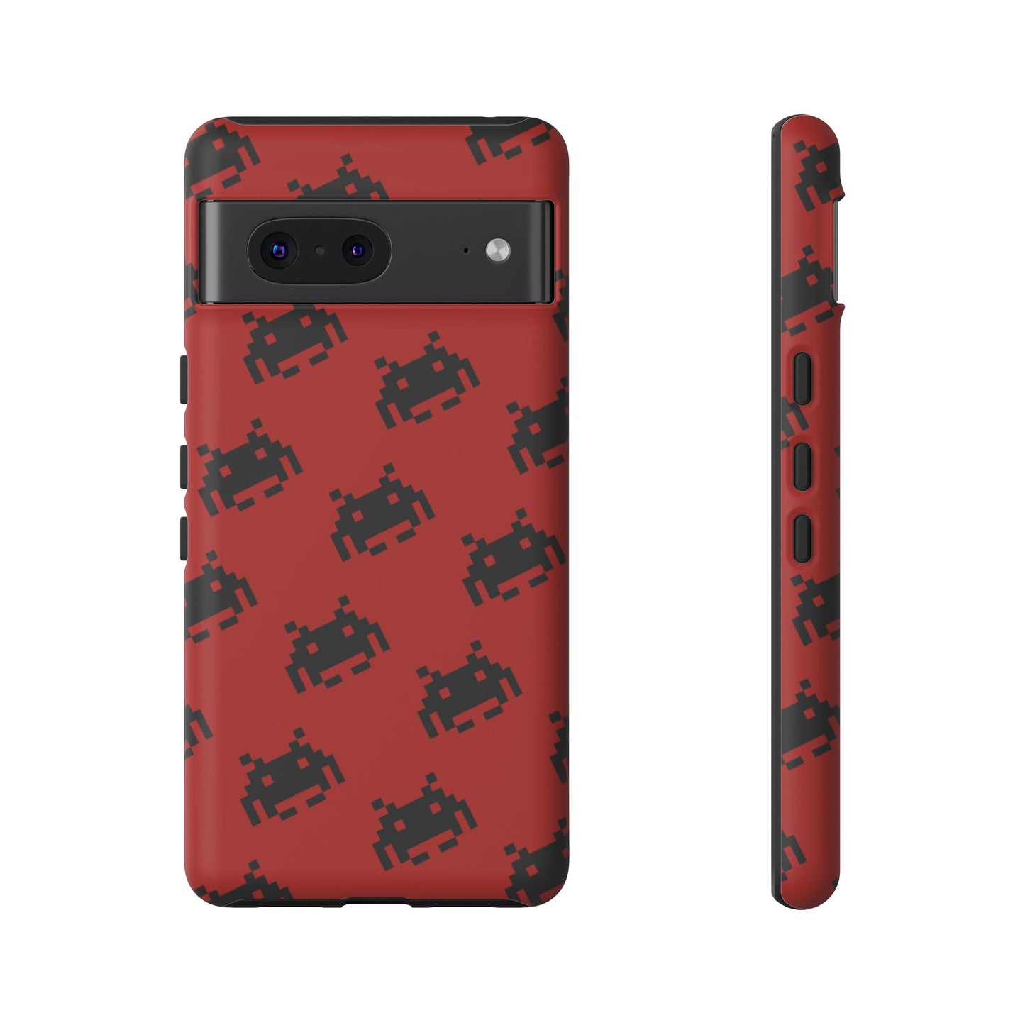 Red Pixel Alien Tough Phone Case