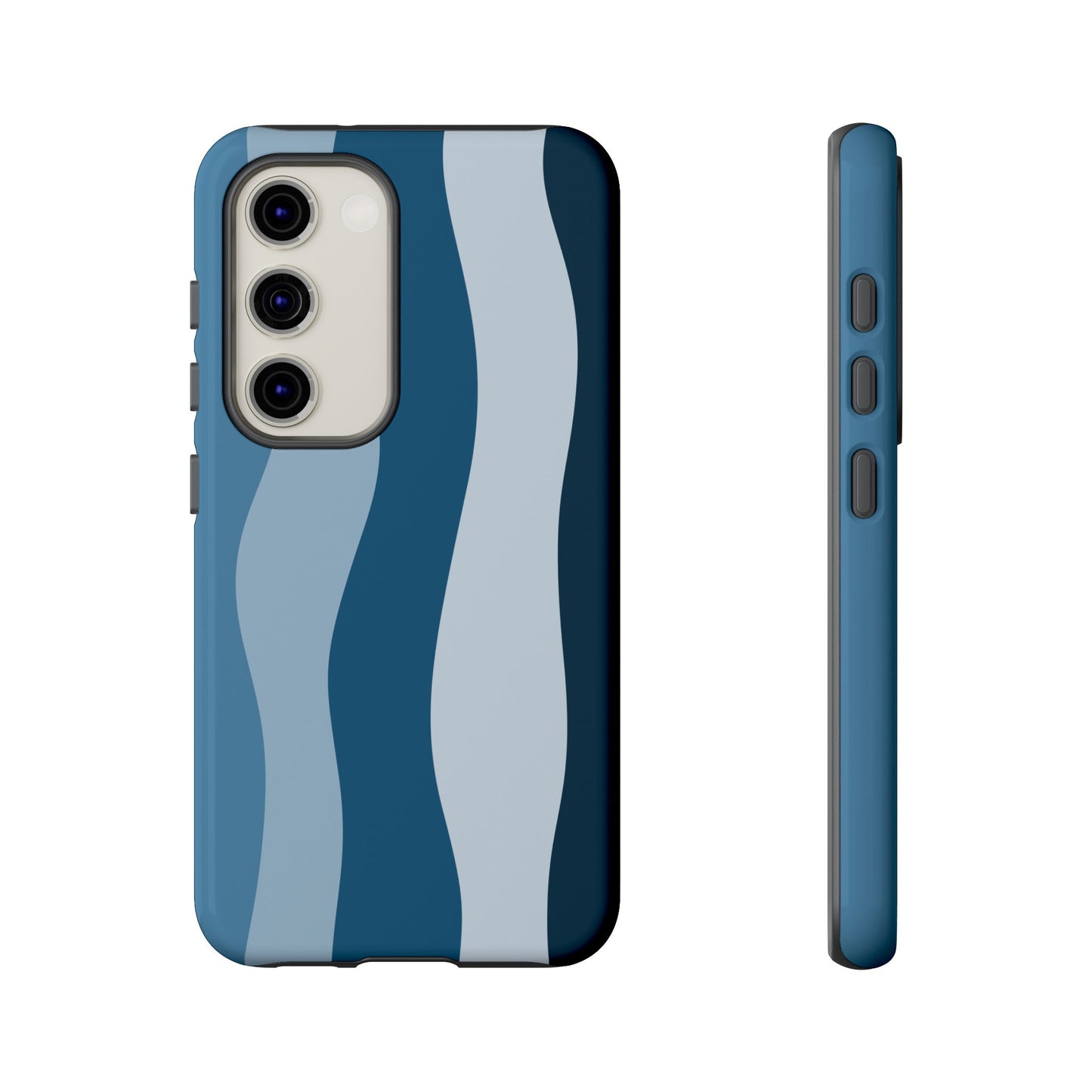Blue Tide Wave Tough Phone Case