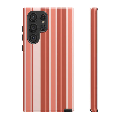Terracotta Stripe Tough Phone Case