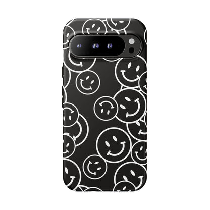 Happy Face Pattern Tough Phone Case
