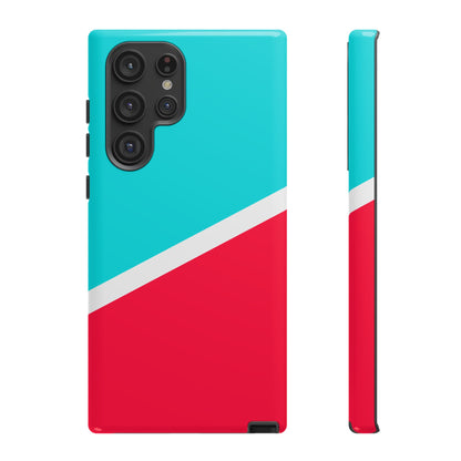 Aqua Pop Colorblock Tough Phone Case