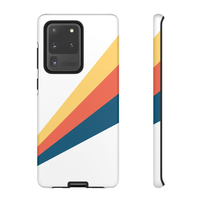 Diagonal Color Stripe Tough Phone Case